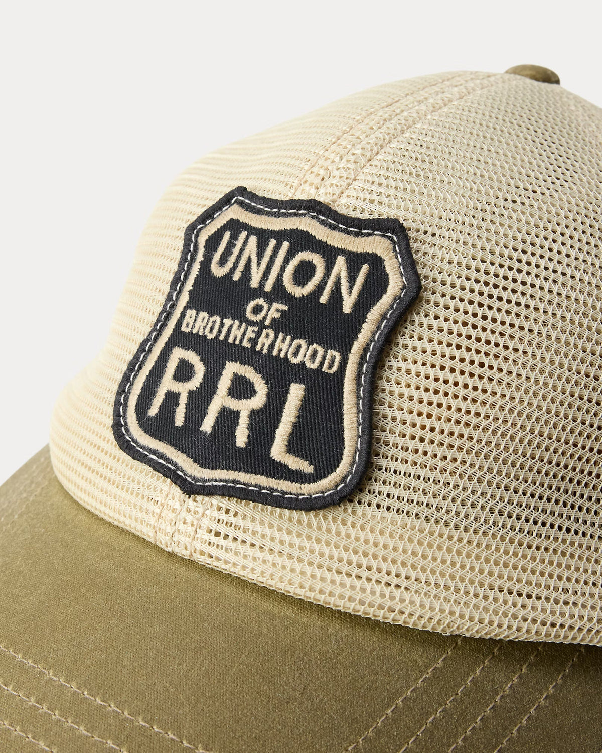 RRL Logo-Patch Mesh Trucker Cap
