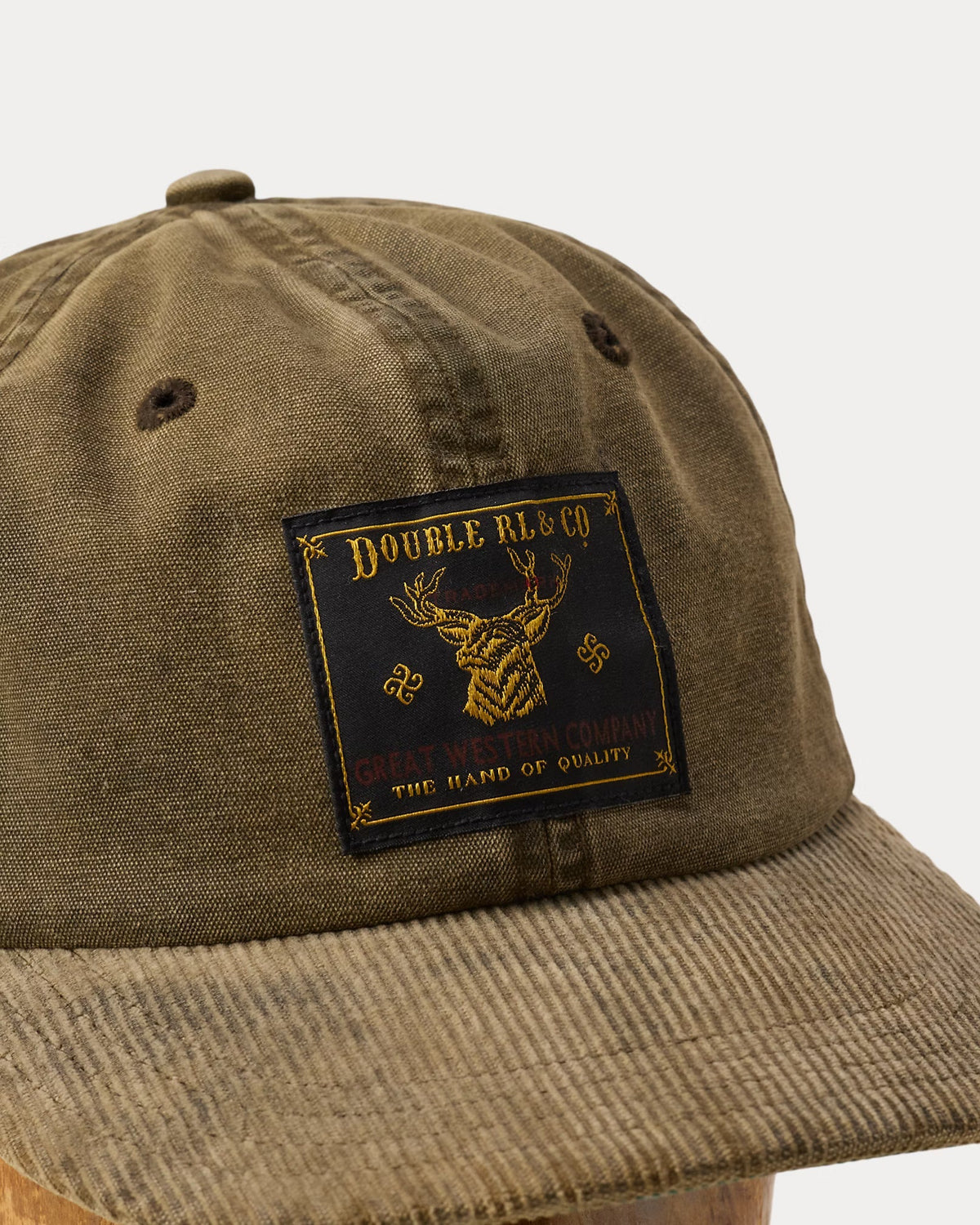 RRL Corduroy-Bill Canvas Ball Cap