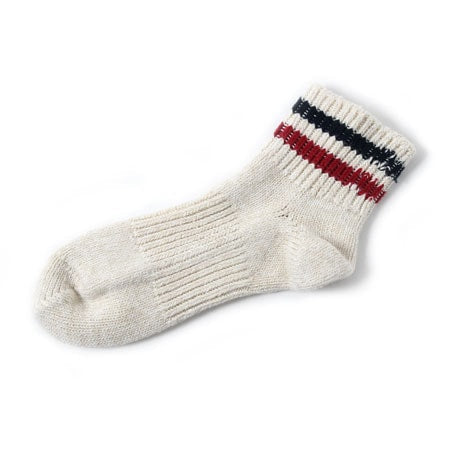 UES Sneaker Socks-White/Red/Navy