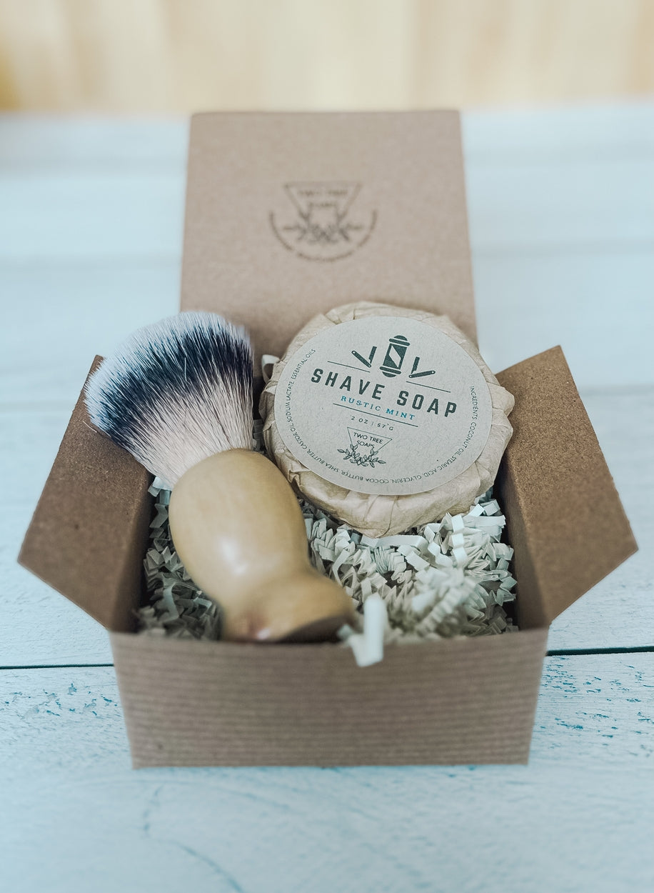 Handmade Shave Soap / Brush / Bowl Gift Set