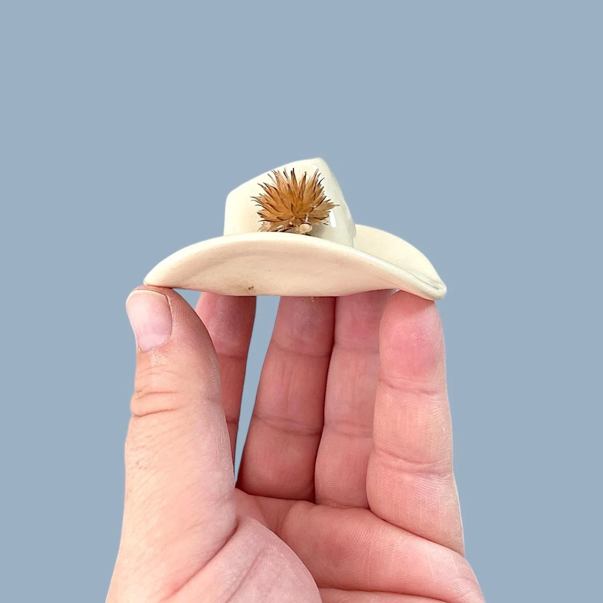 Ceramic Cowboy Hat Decor: Western Home Accent