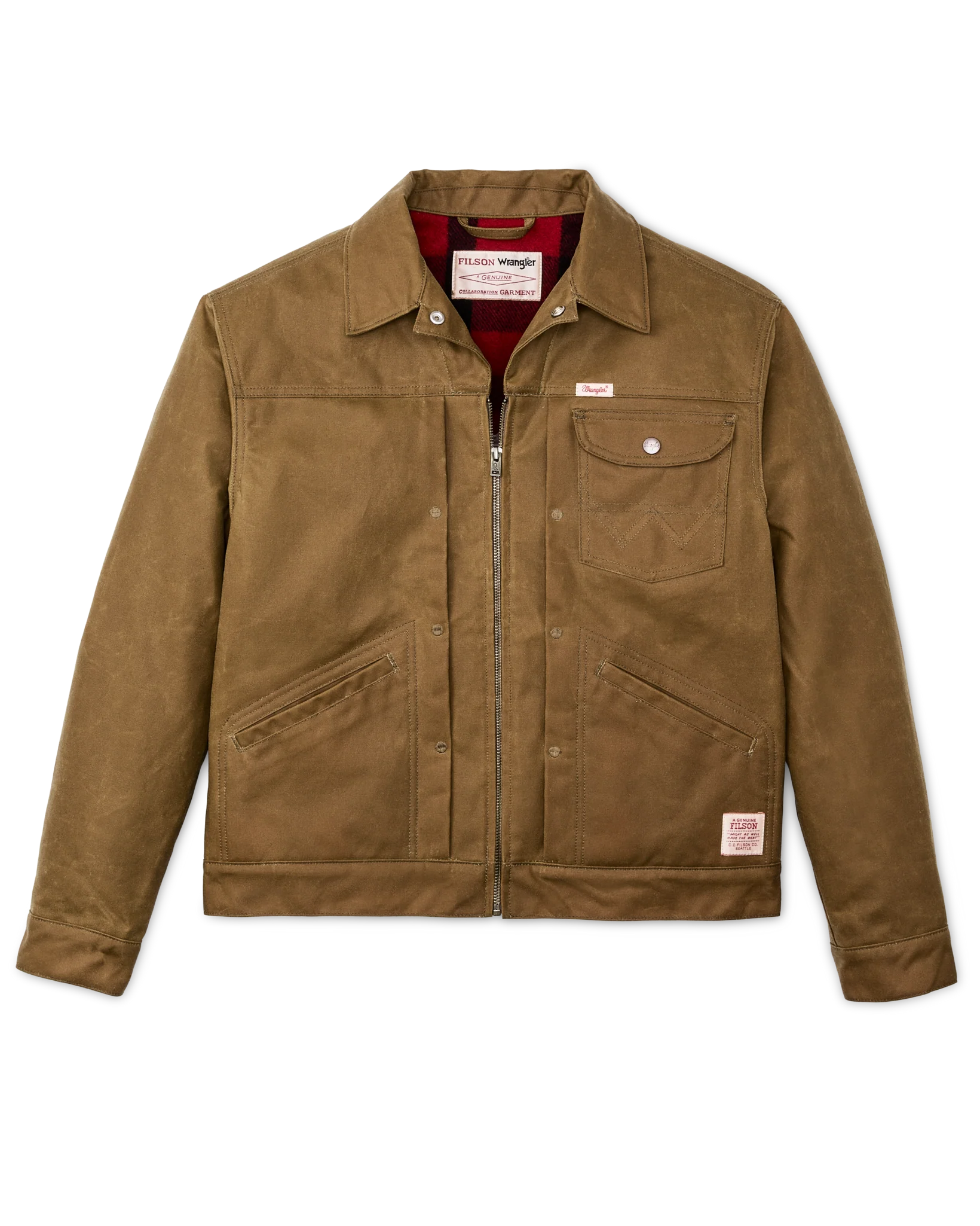 Wrangler X Filson Adventure Jacket-Dark Tan