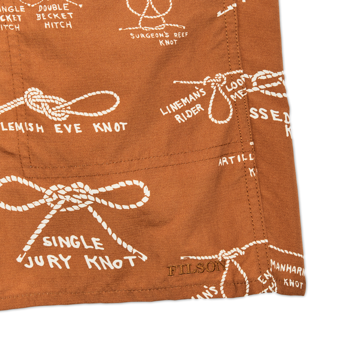 OXBOW LAKE TRUNKS - BOURBON / KNOTS