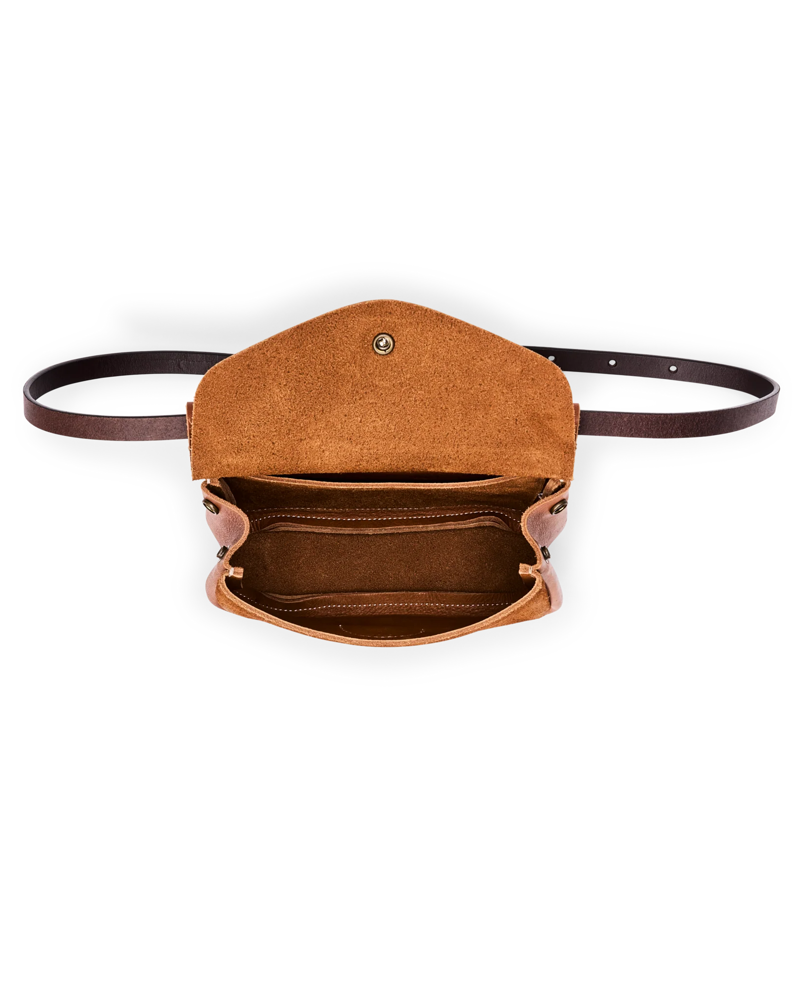 Suede Leather Convertible Field Bag