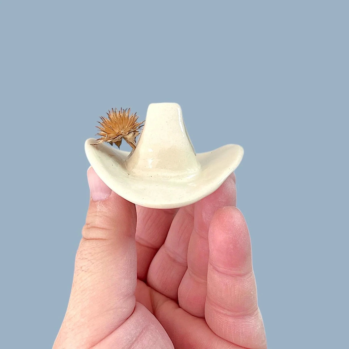 Ceramic Cowboy Hat Decor: Western Home Accent