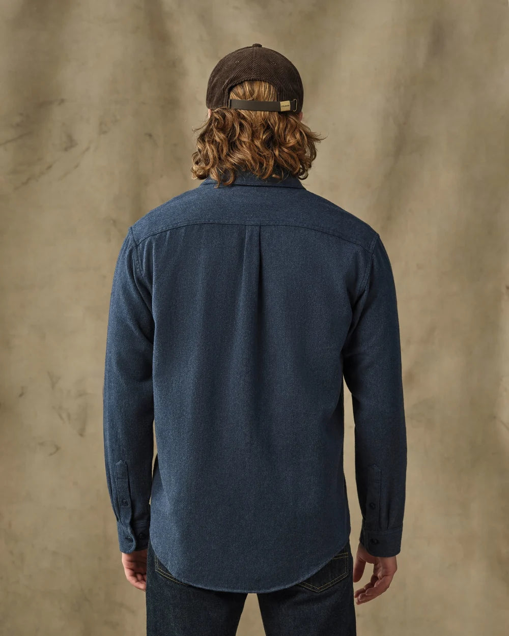 Rustic Flannel Shirt-Blue Heather