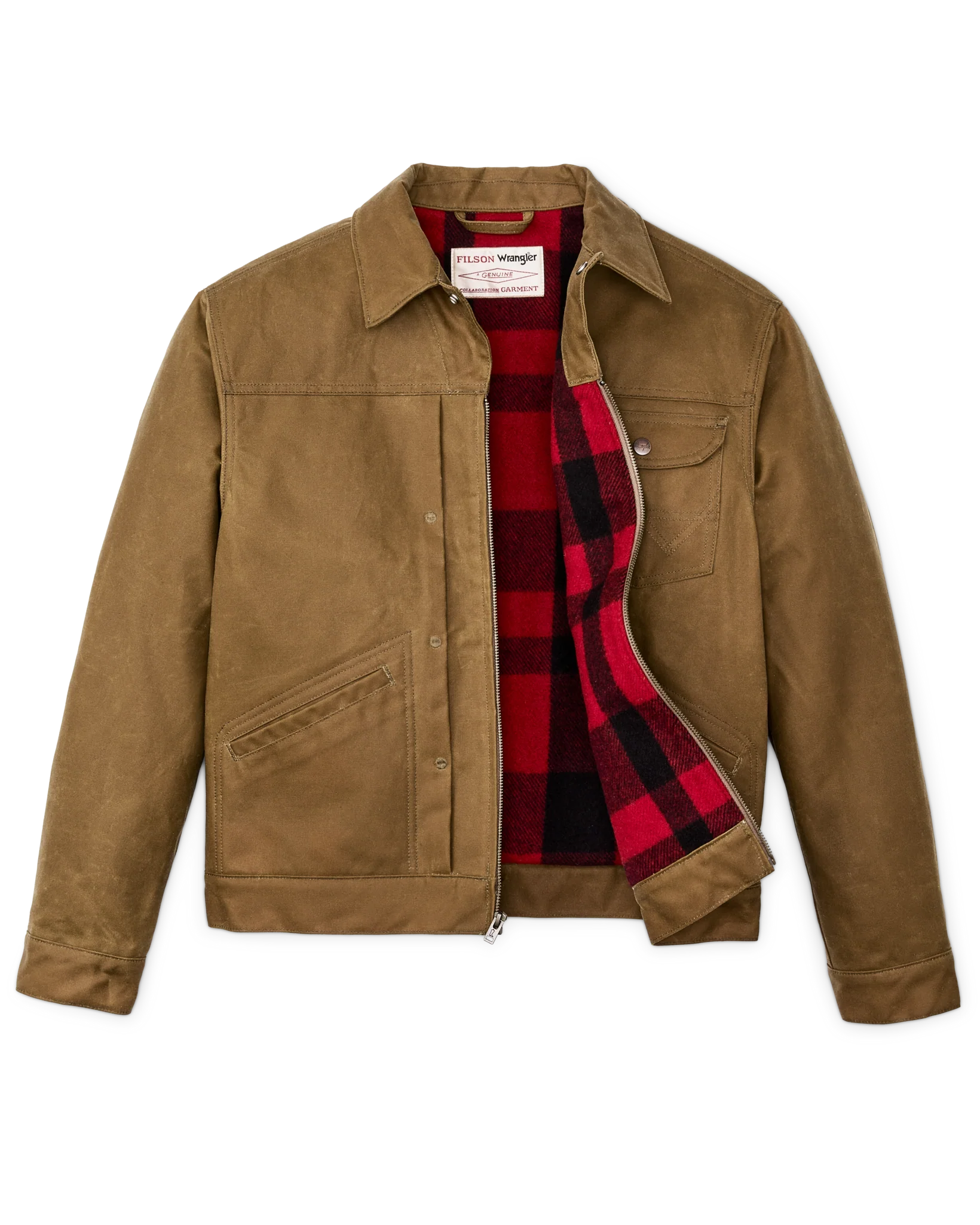 Wrangler X Filson Adventure Jacket-Dark Tan