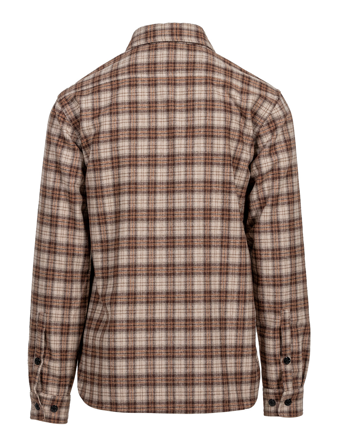 Schott NYC Plaid CPO Shirt - Tan