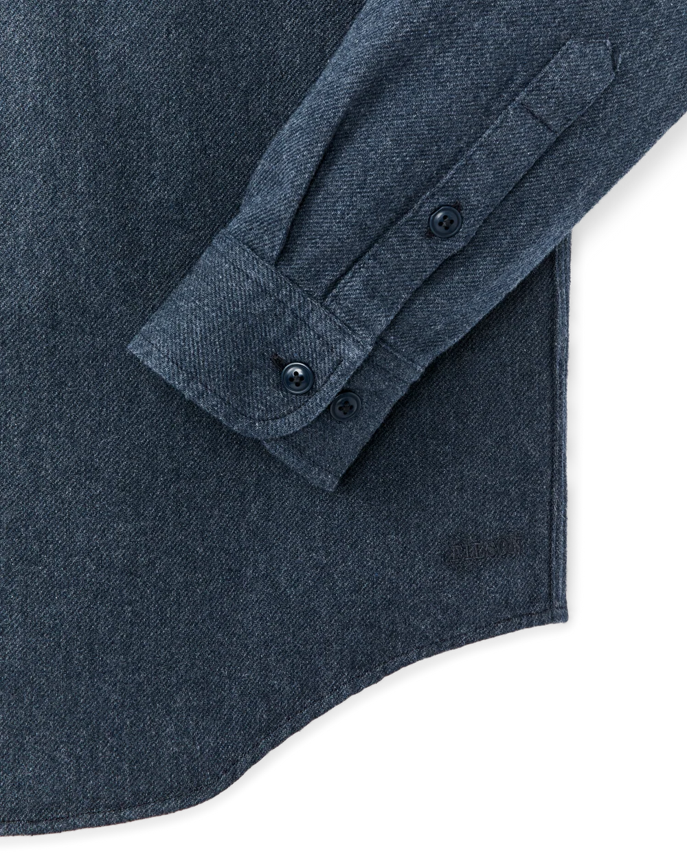 Rustic Flannel Shirt-Blue Heather