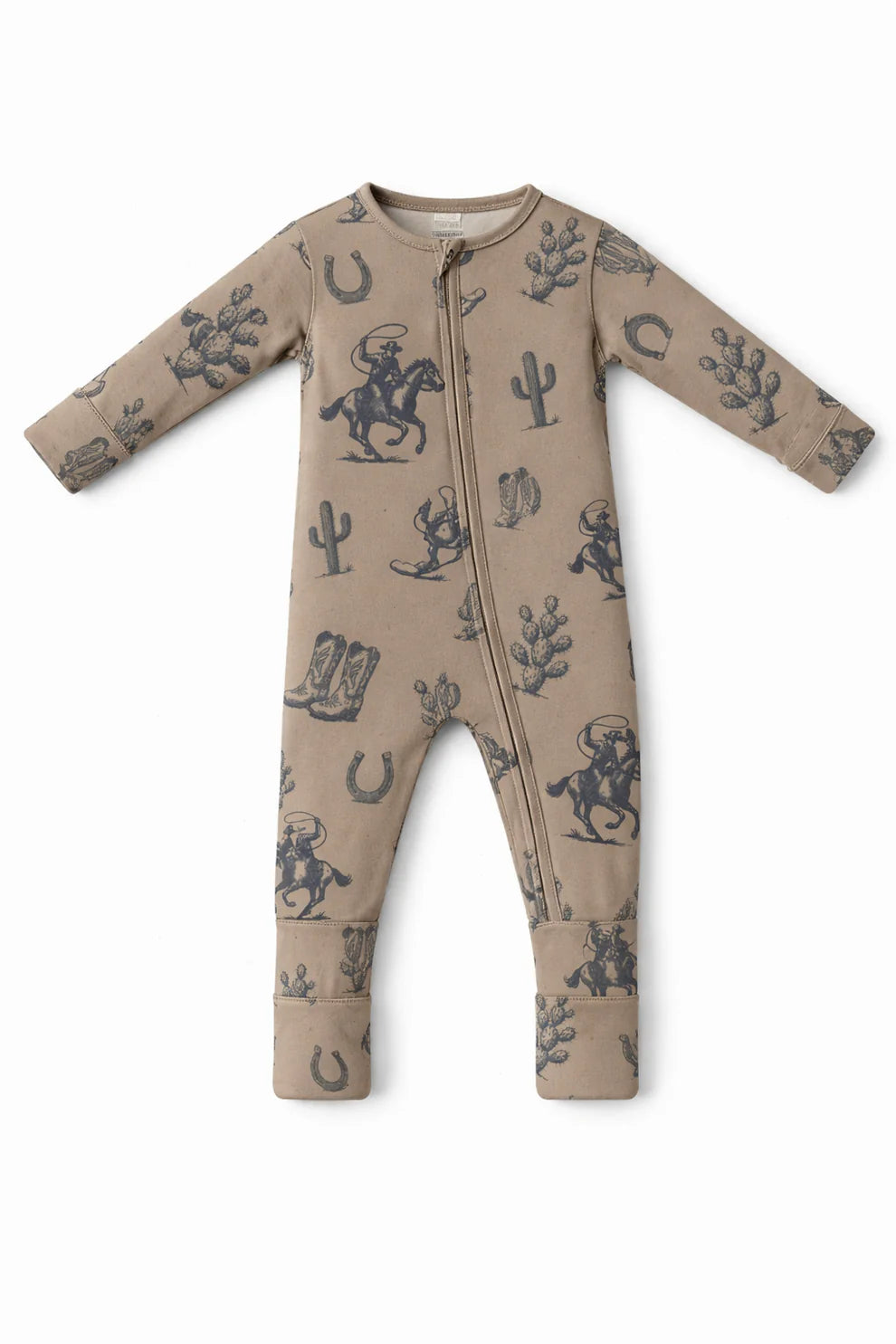 Dusty Cowboy Zip Pajamas