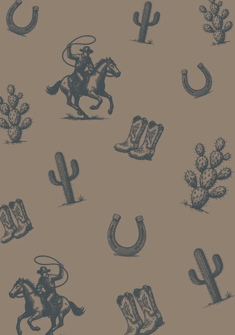 Dusty Cowboy Zip Pajamas