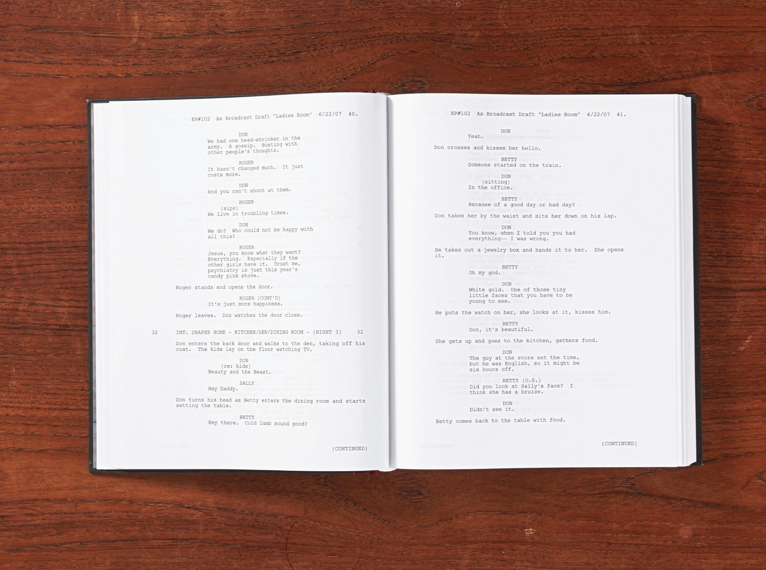 Matthew Weiner. Mad Men. 7 Vols. Script Edition (English)