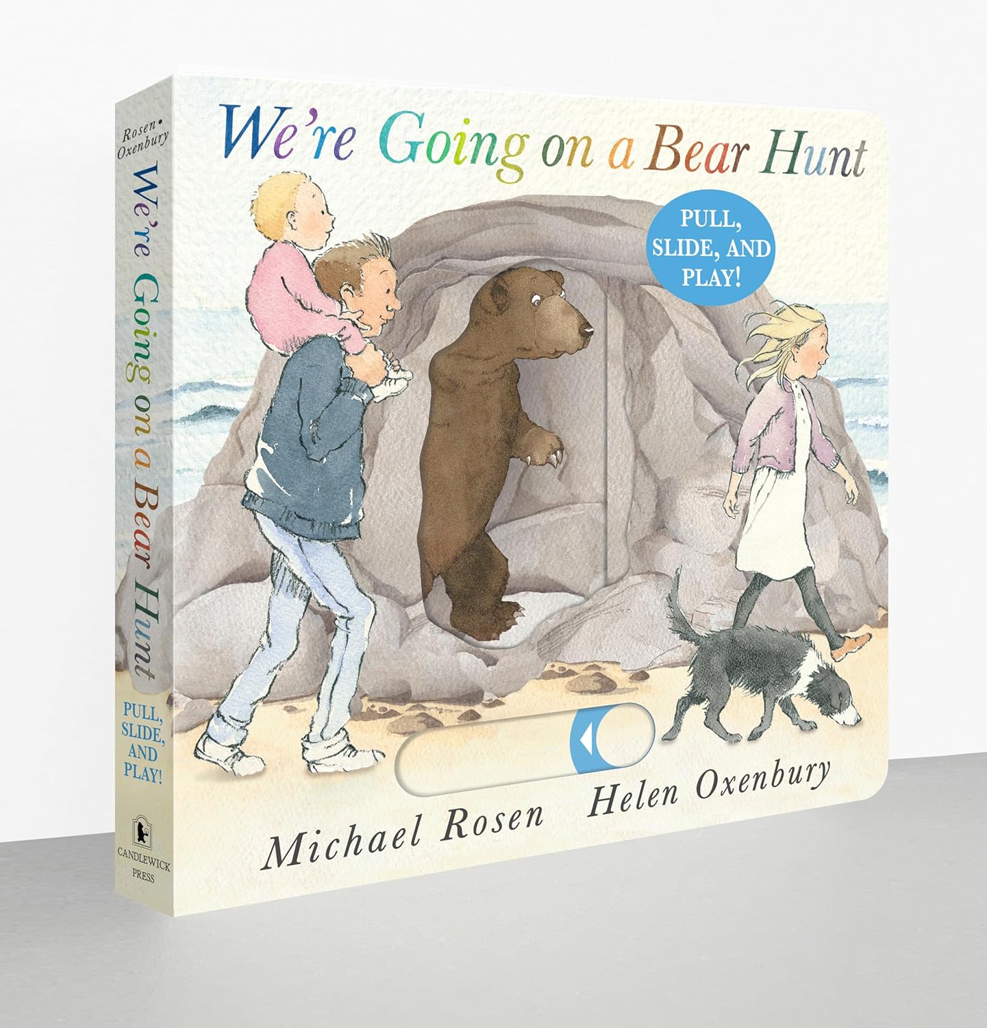 We're Going on a Bear Hunt (Pull, Slide and Play, Kids Board Book)