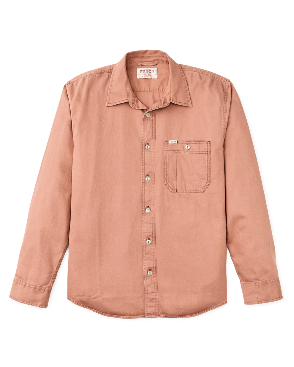 Filson Shipwright Fine Twill Shirt-Sunburn