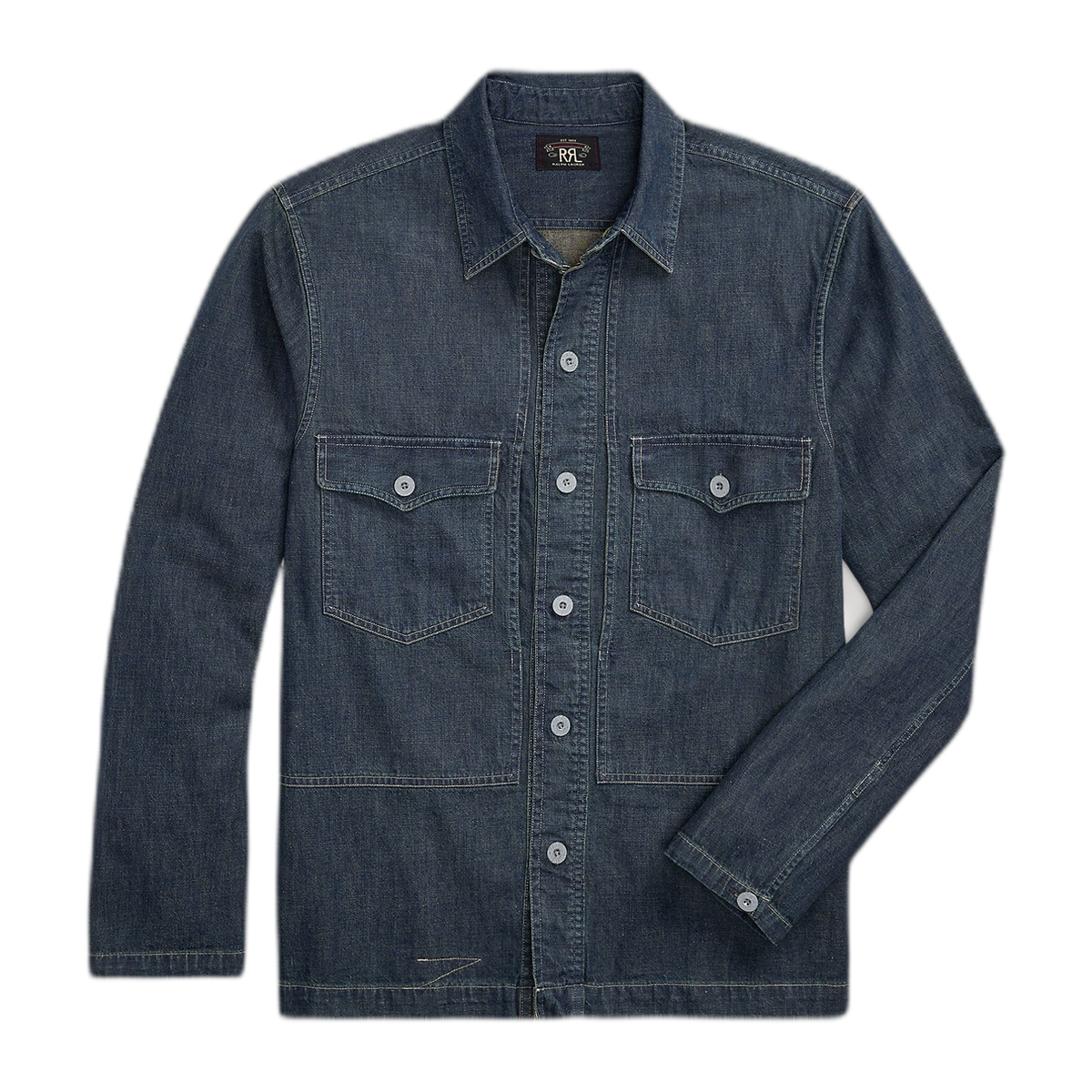 RRL Indigo Denim Overshirt