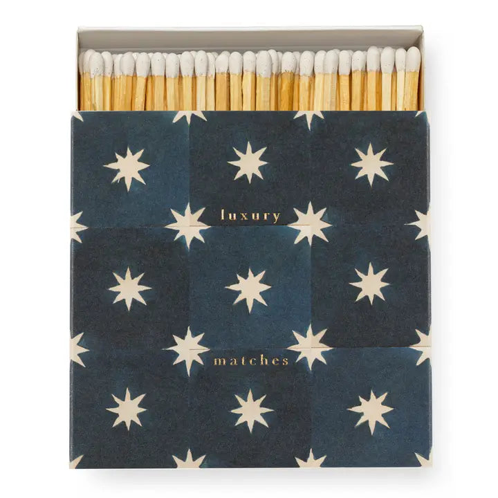 Navy Star Tile By Wanderlust | Square - Safety Matches