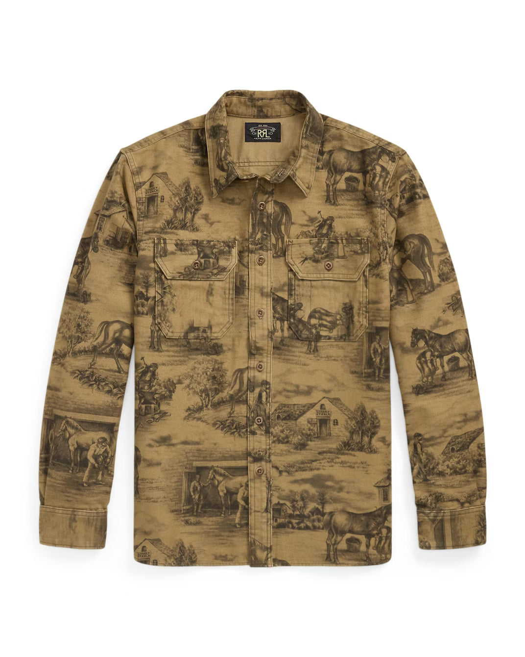 RRL Stables Moleskin Shirt