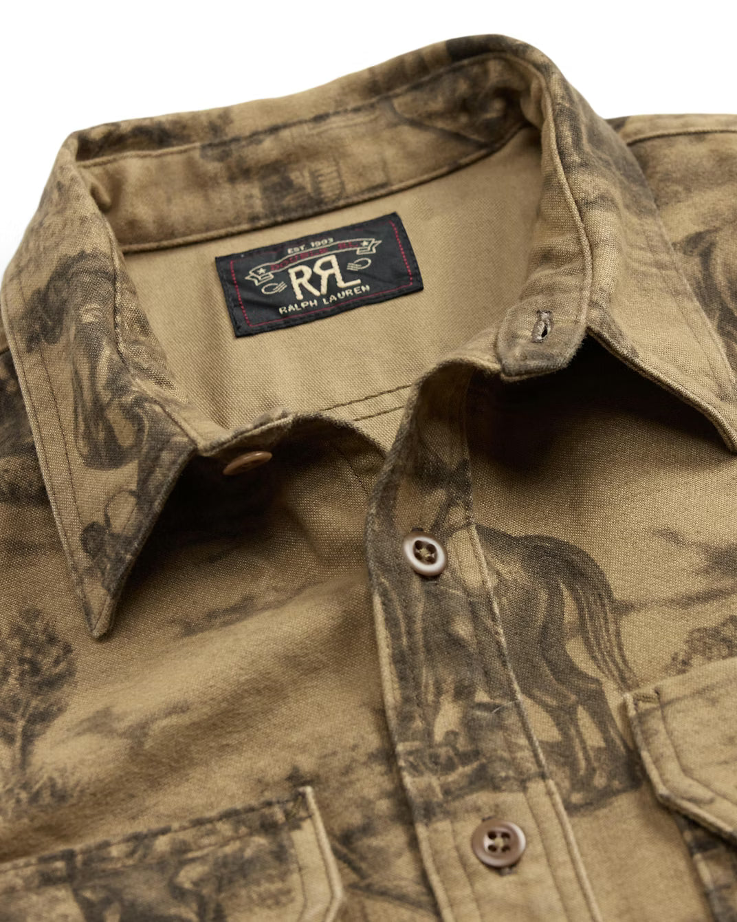 RRL Stables Moleskin Shirt