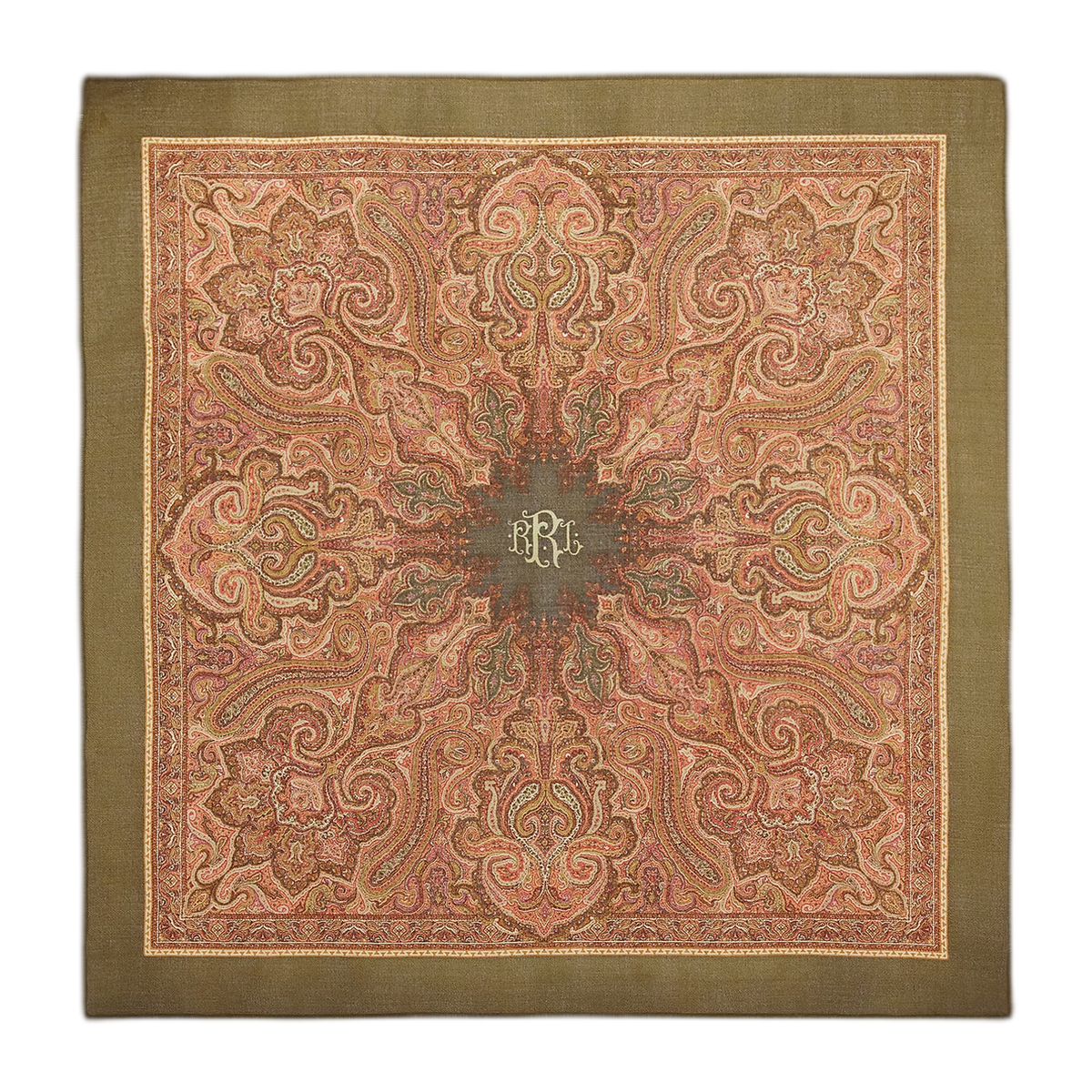 RRL Paisley Wool Gauze Scarf
