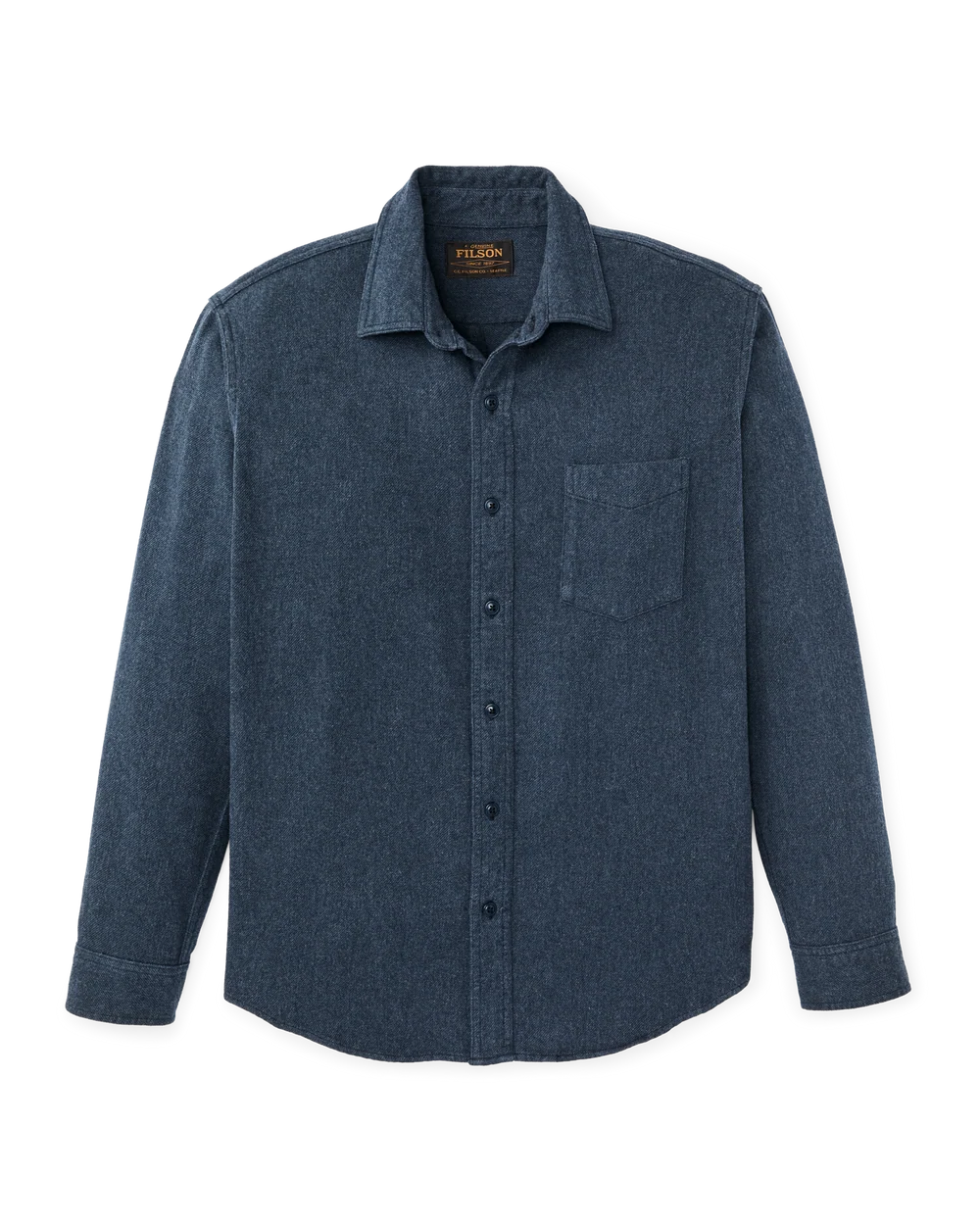 Rustic Flannel Shirt-Blue Heather