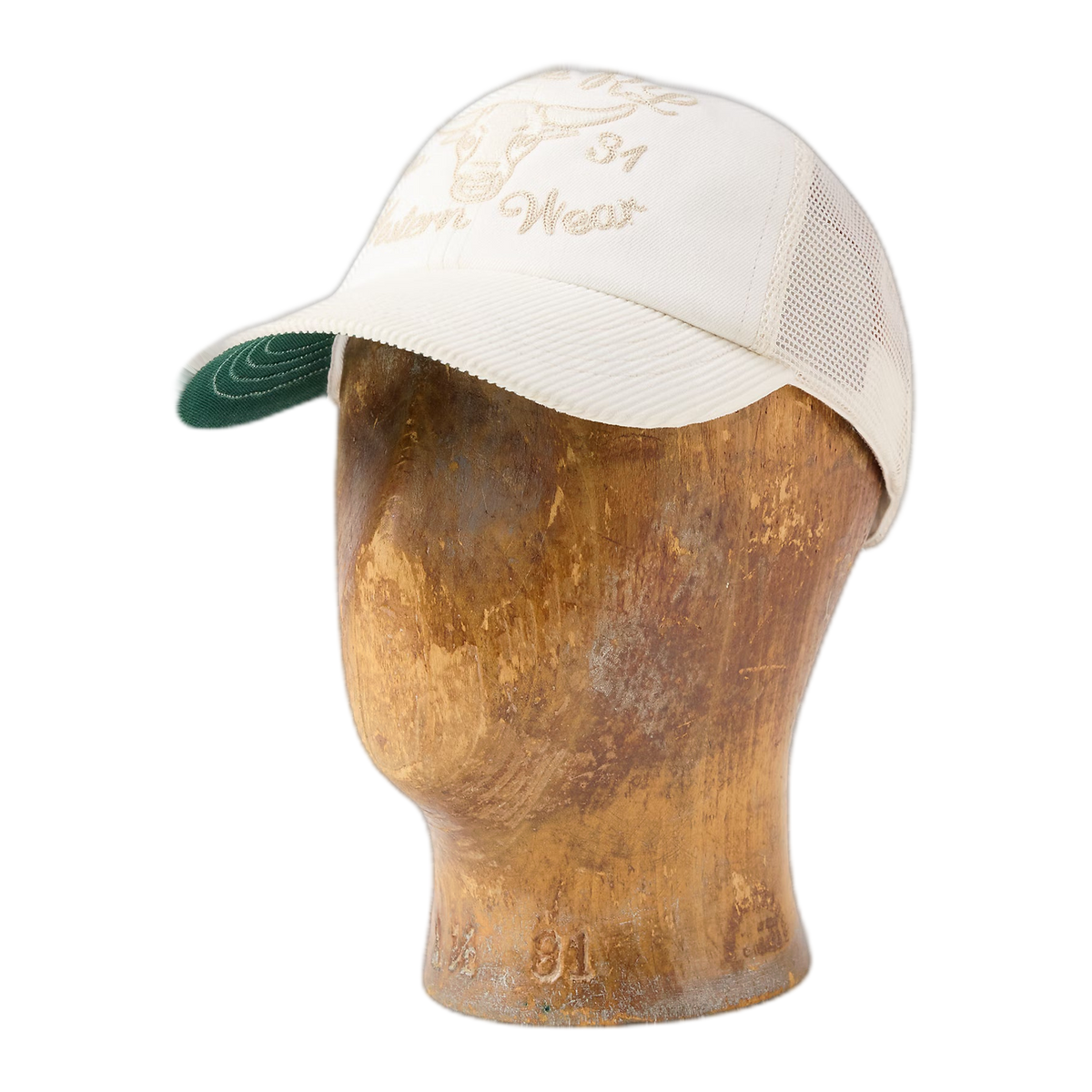RRL Corduroy-Bill Twill Trucker Cap