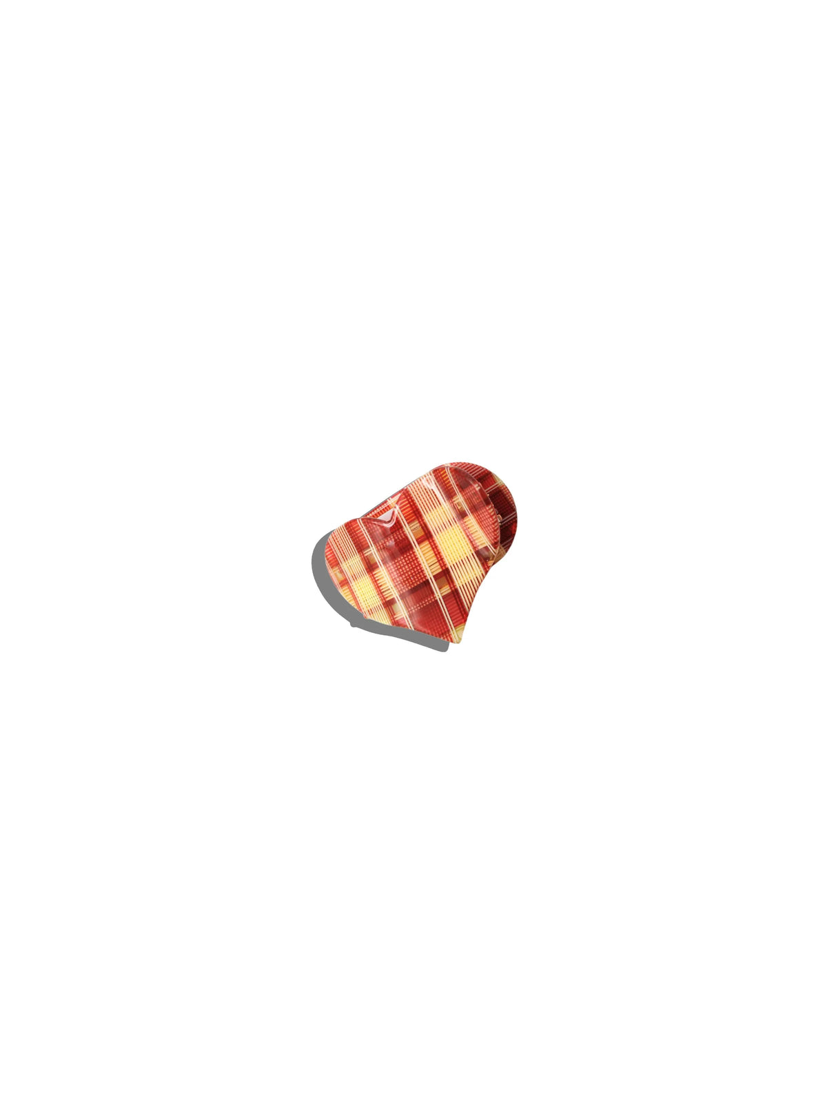 Hand-painted Mini Heart Lay Down Hair Claw Clip - Limited Edition