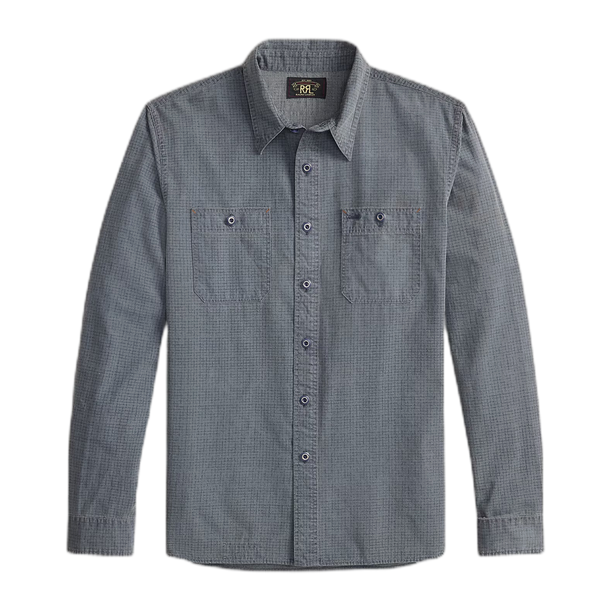 RRL Check-Print Woven Workshirt