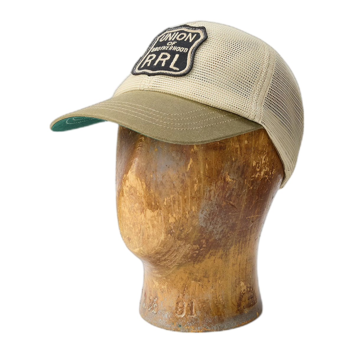 RRL Logo-Patch Mesh Trucker Cap