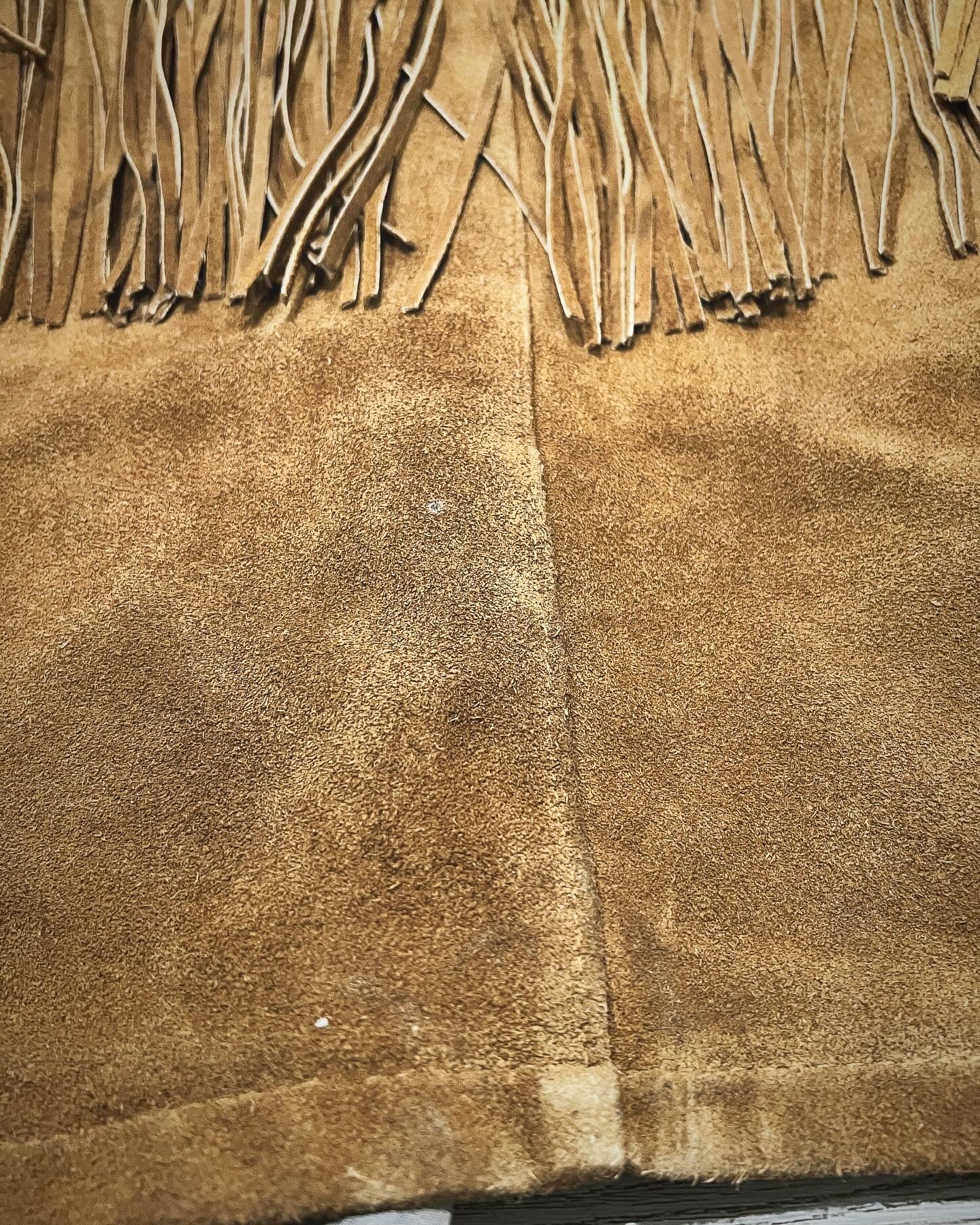 Vintage Schott Men's Suede Fringe Jacket