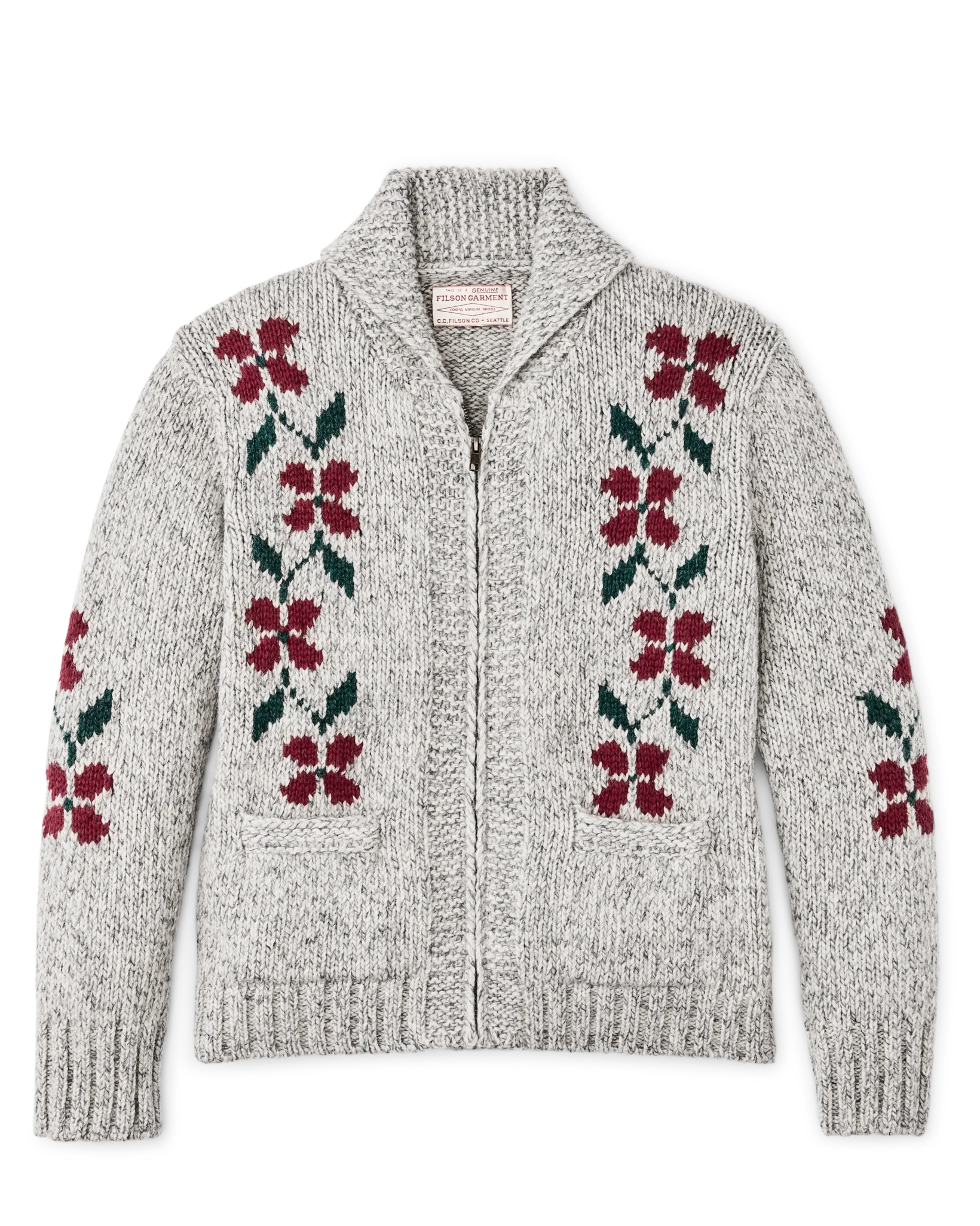 Women's Zippered Wool Sweater