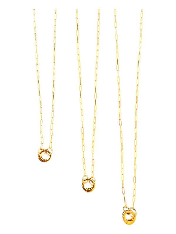 Paperclip Chain with Charm Holder