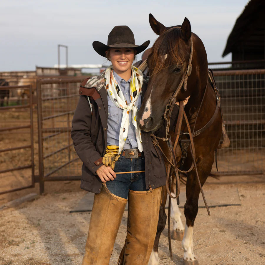 BRONC RIDER SCARF - LONG TALL