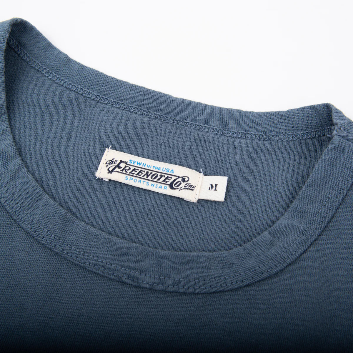 9 OUNCE POCKET T-SHIRT - FADED BLUE