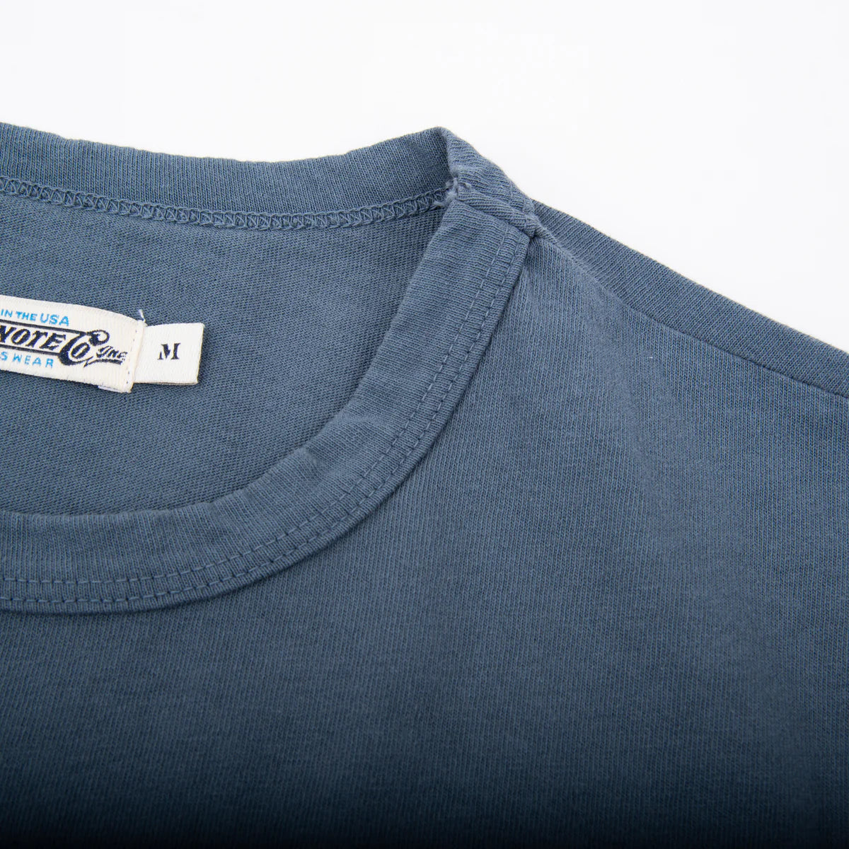 9 OUNCE POCKET T-SHIRT - FADED BLUE
