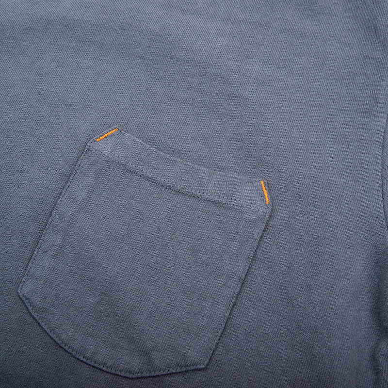 13 Ounce Pocket T Shirt-Faded Blue