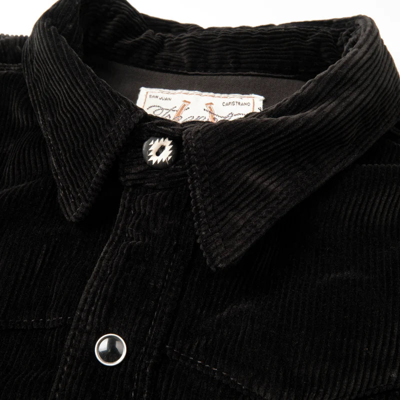 Calico Black Corduroy