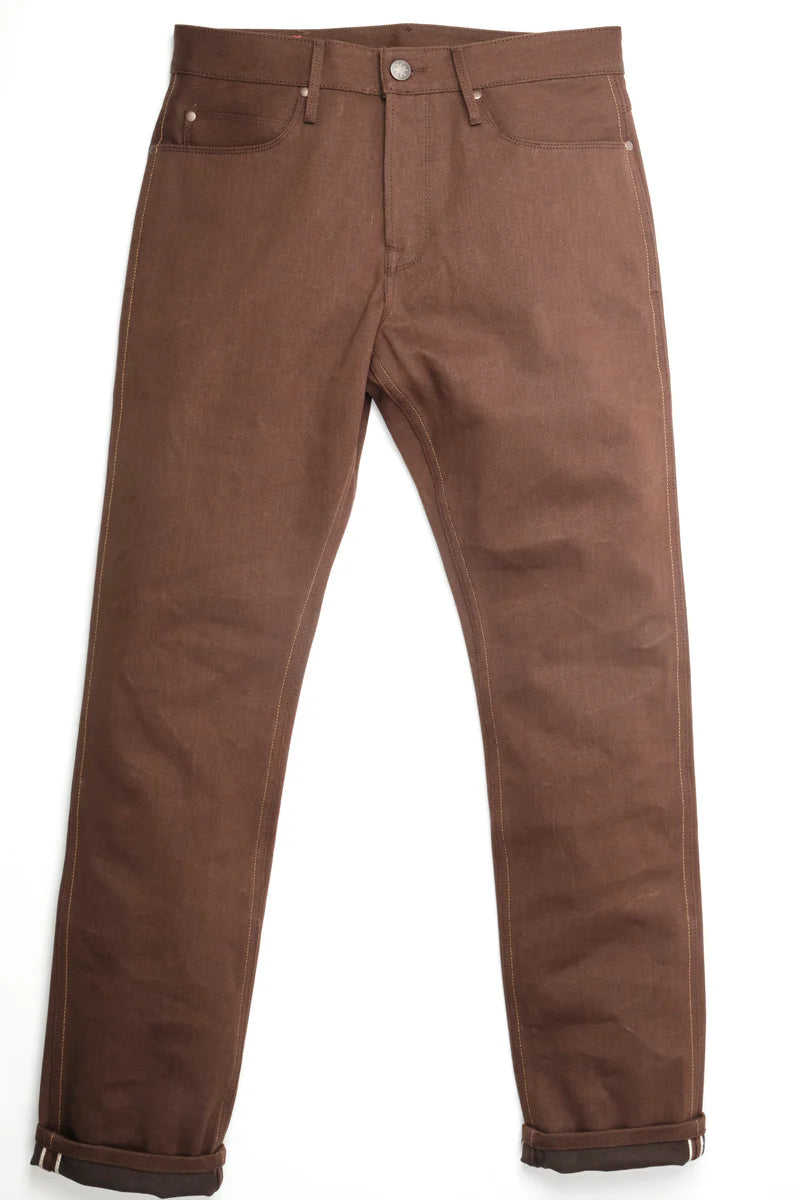 RIOS 15 OUNCE DARK BROWN DENIM