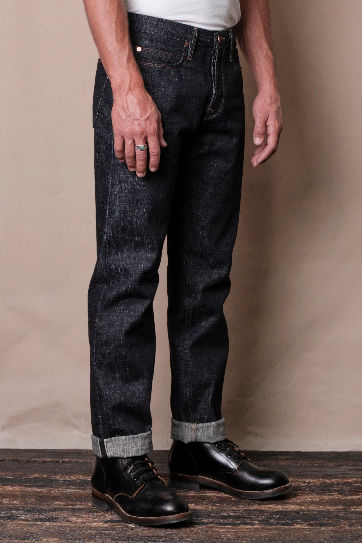 Portola Classic Taper 17 ounce Indigo Denim