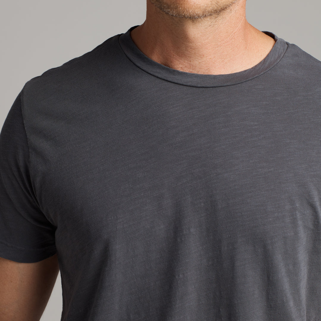 ASHER STANDARD SLUB TEE - BASALT