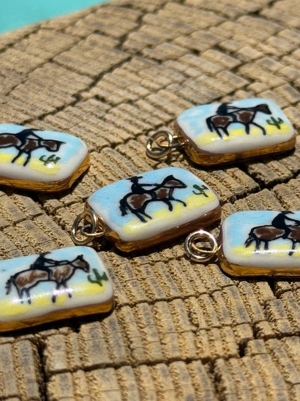 Cowboy Sunset Charm