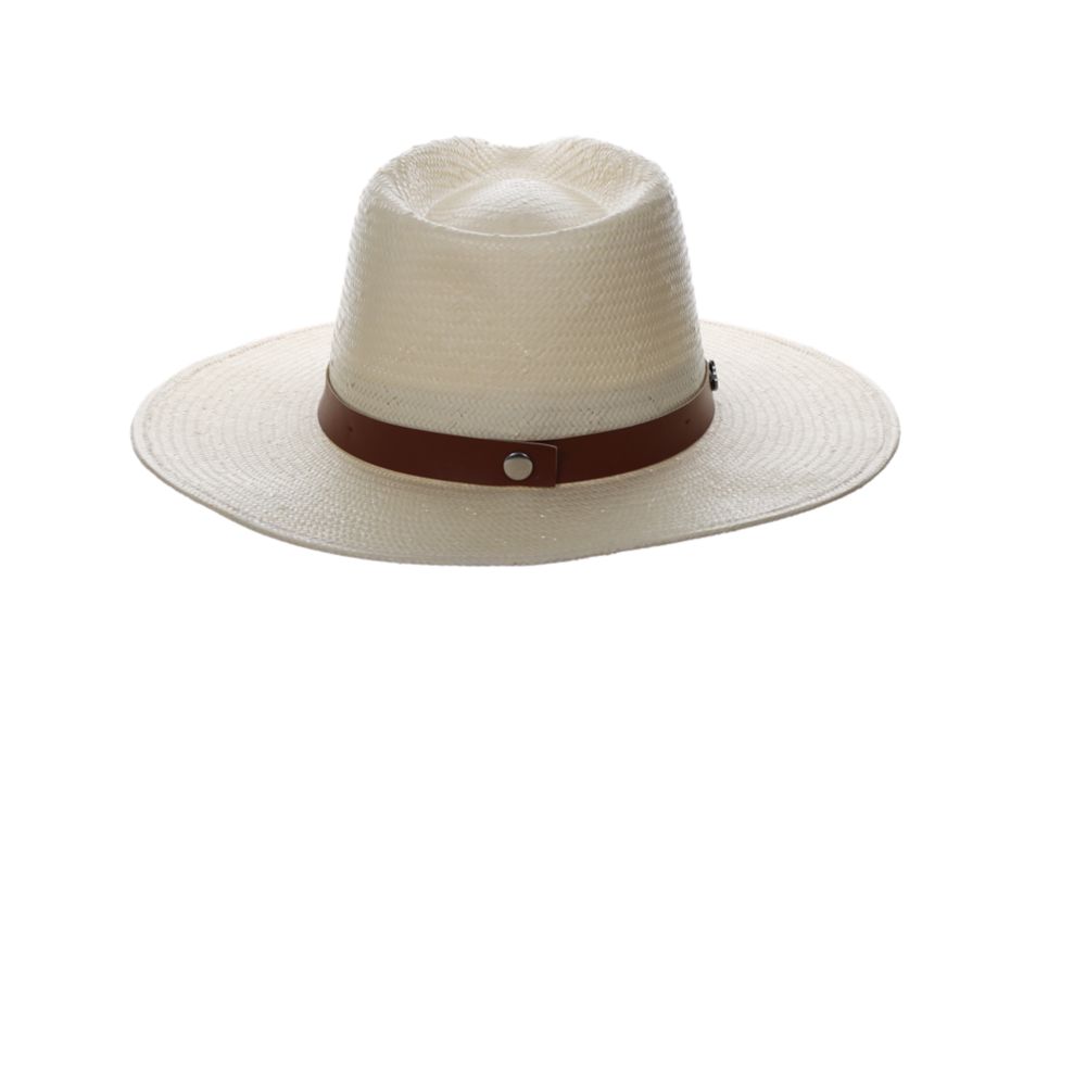 Biltmore Straw Fedora- She - Natural