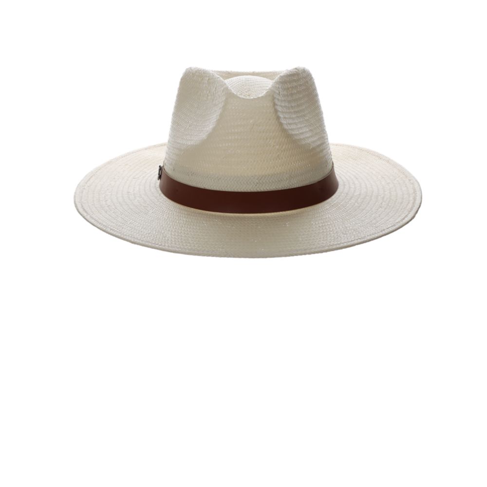Biltmore Straw Fedora- She - Natural