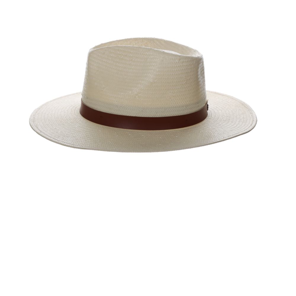 Biltmore Straw Fedora- She - Natural