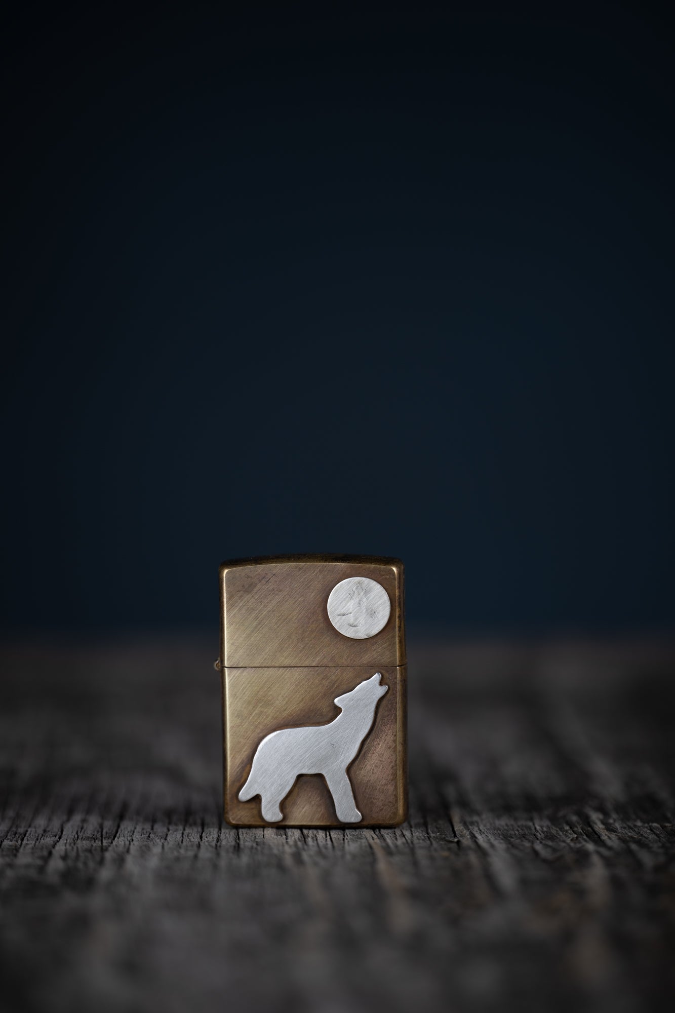 Howling Coyote Zippo Lighter