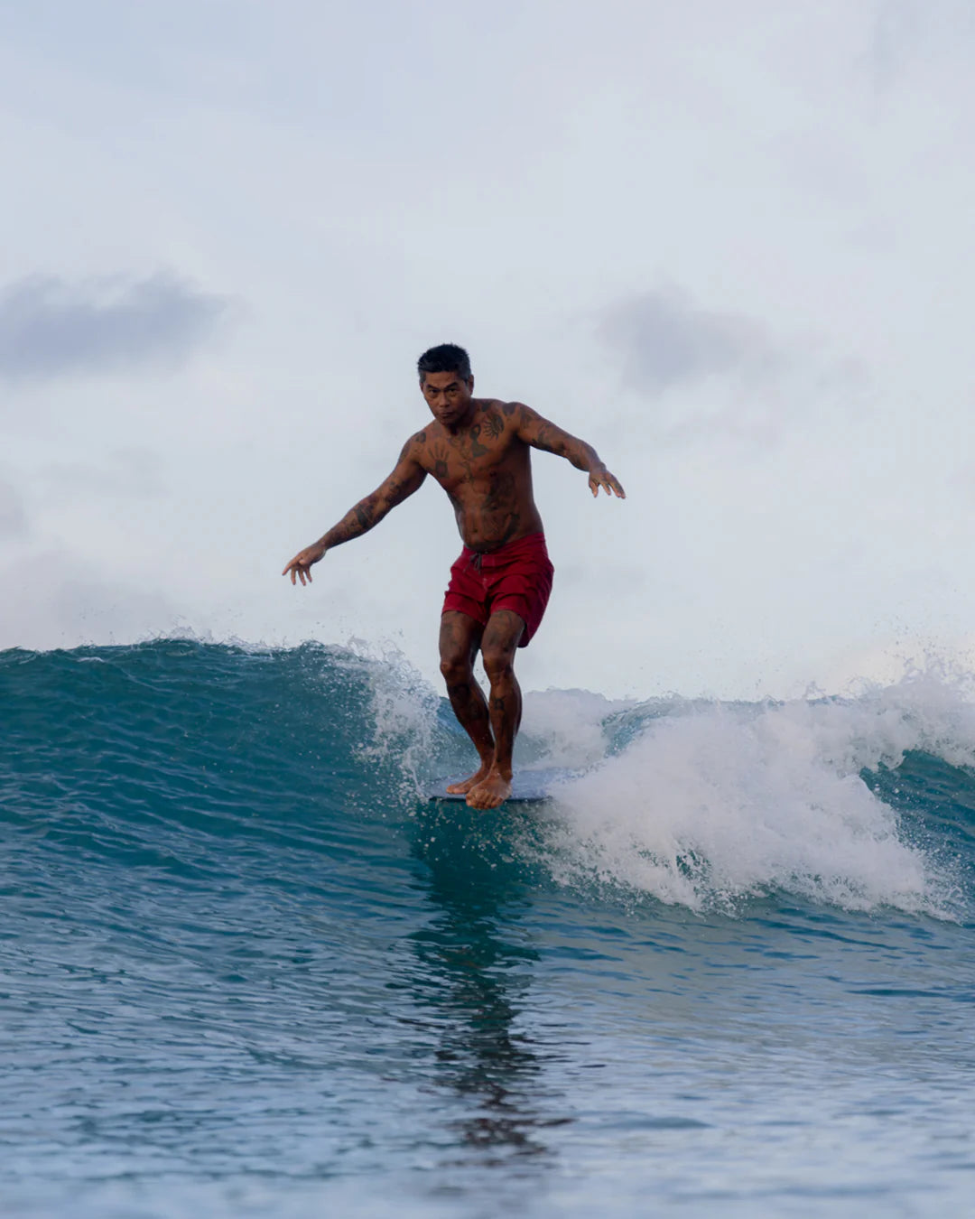 310 BOARD SHORTS - RED