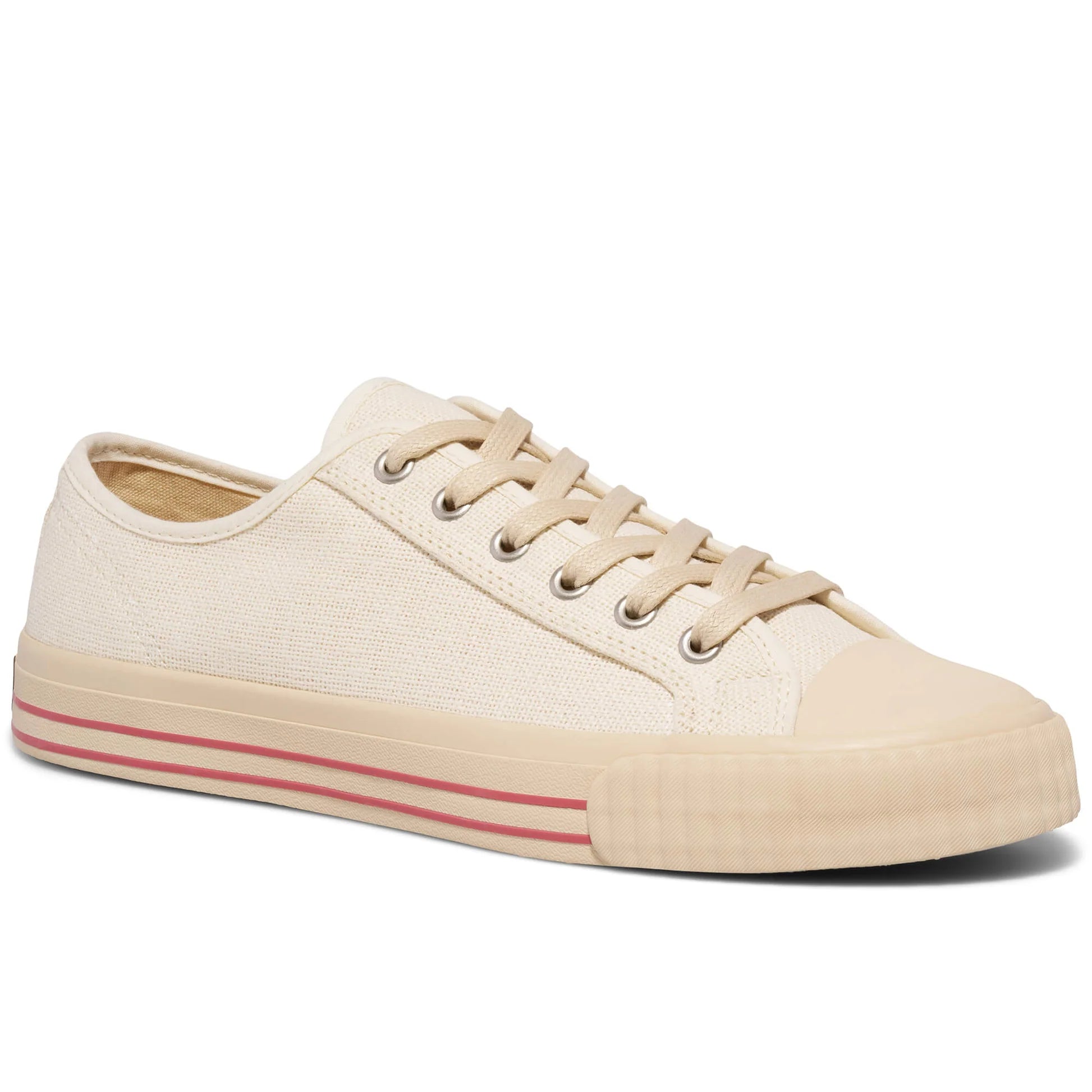 Center Low-Top White/Biscotti