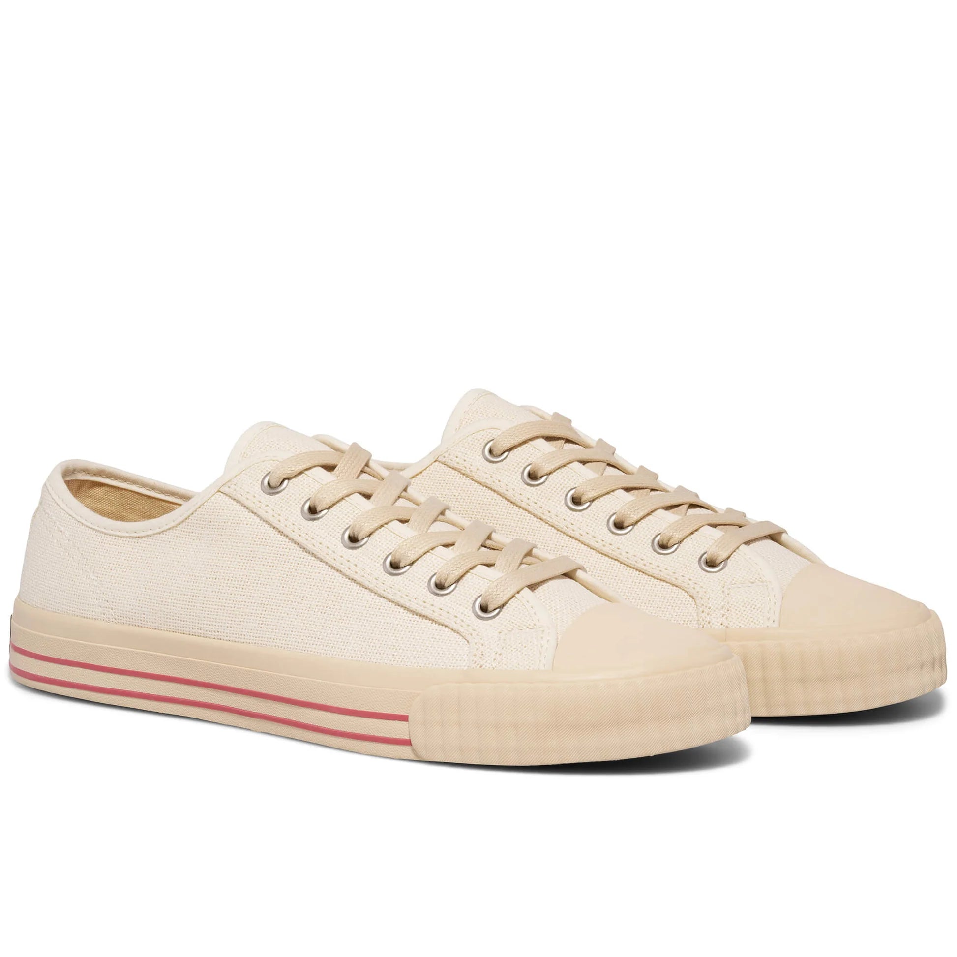 Center Low-Top White/Biscotti