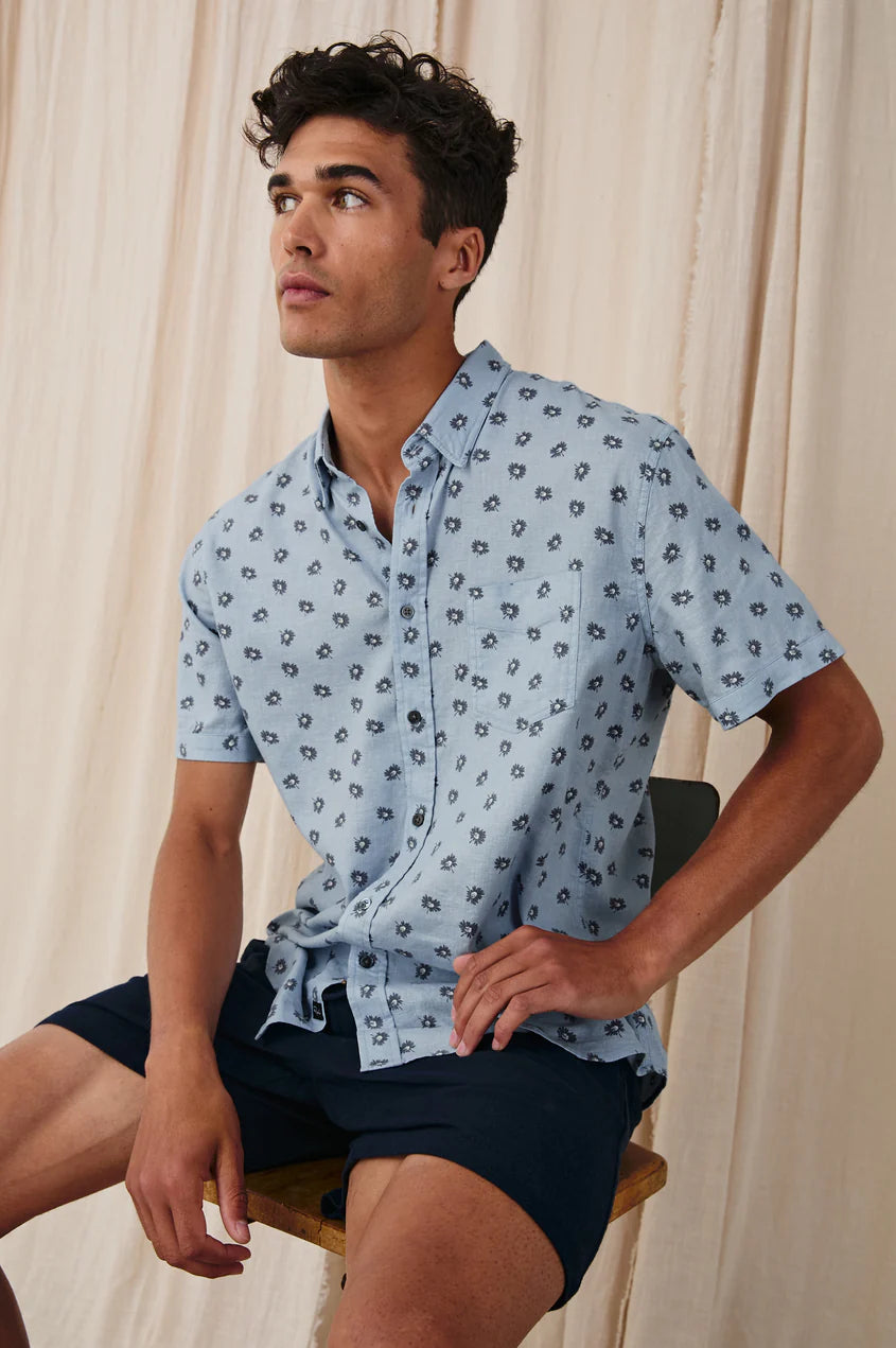 Carson Shirt - Daisy Toss