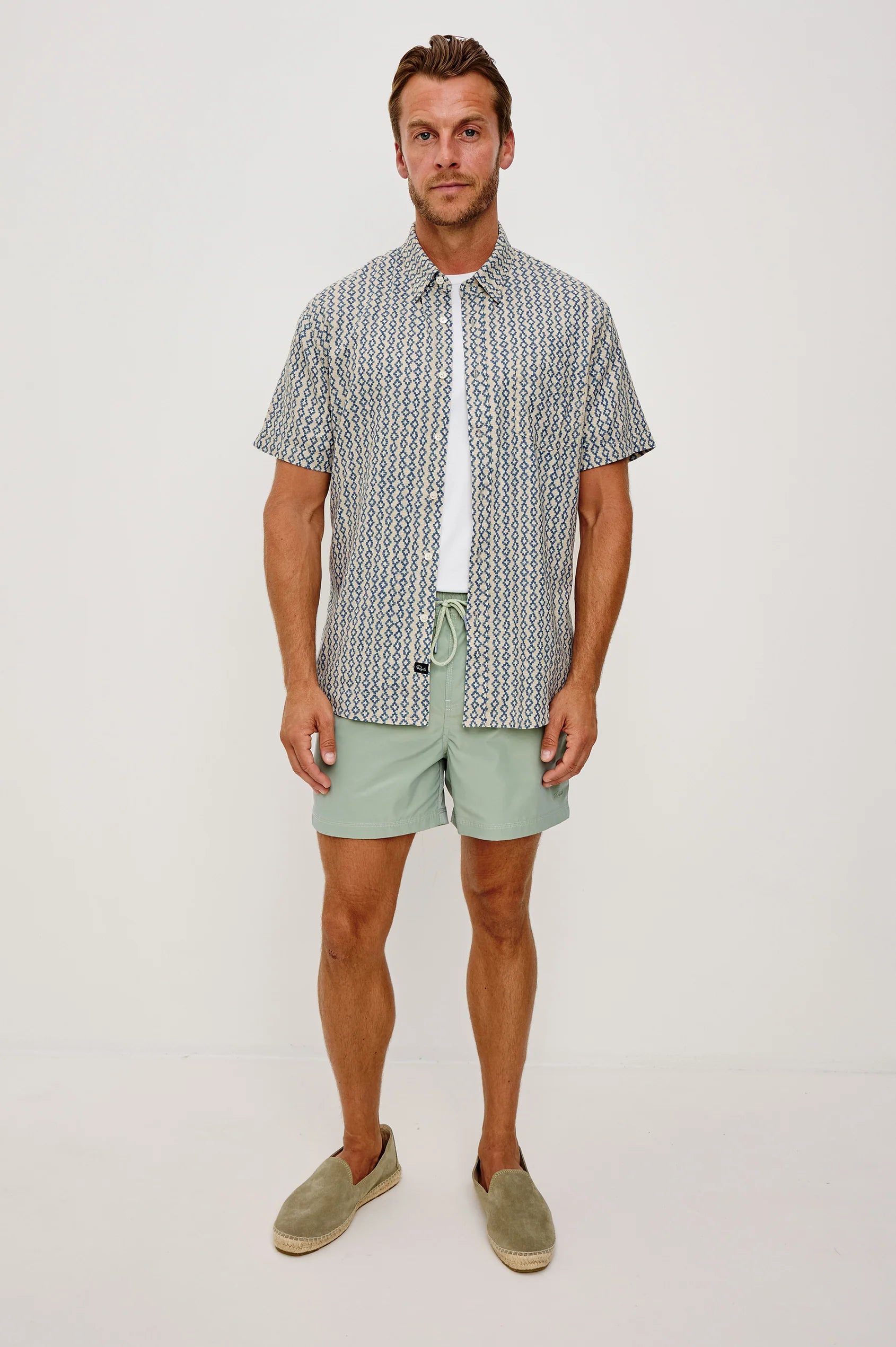 Carson Shirt - Wavy Batik Coast