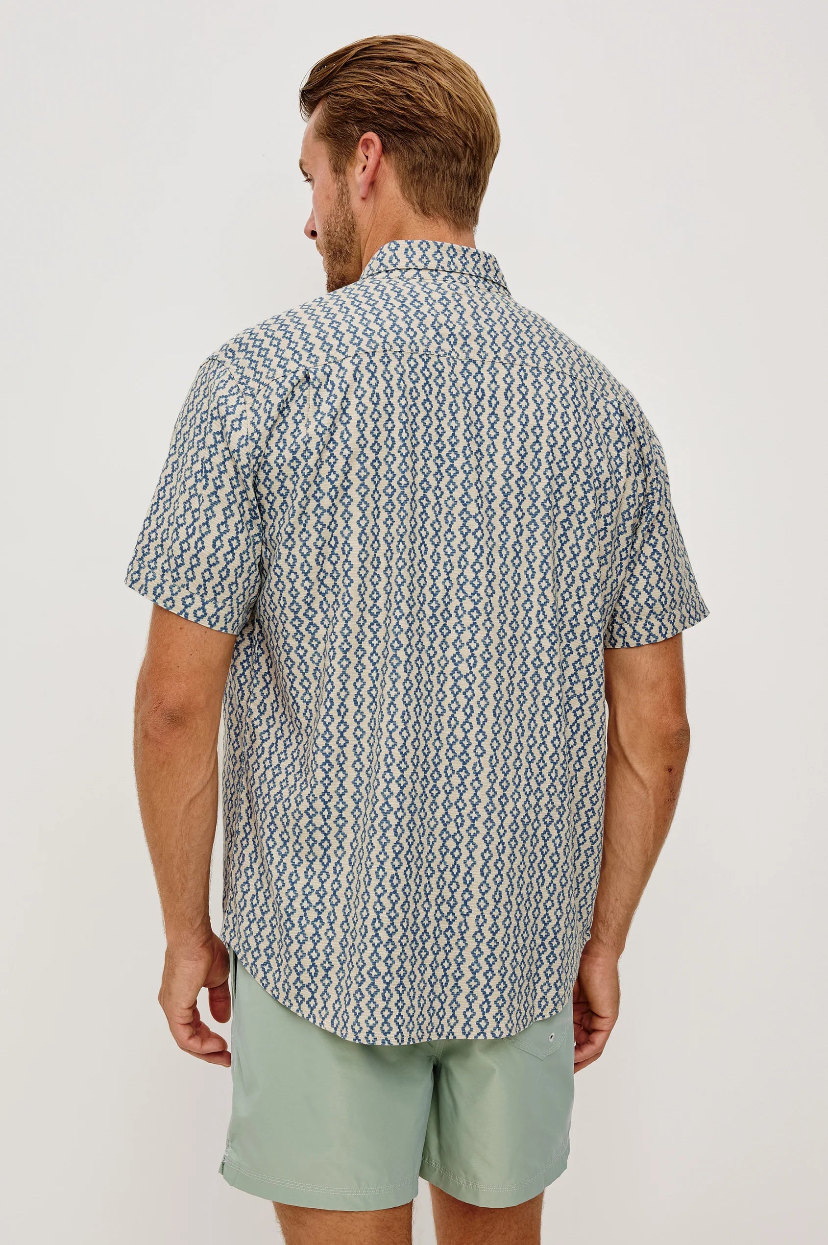 Carson Shirt - Wavy Batik Coast